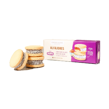 Alfajores de Maïzena avec Dulce de Leche - 3 U