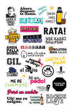 Charger l&#39;image dans la galerie, Frases Argentinas por unidad de sticker
