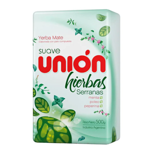 Yerba maté Union aromatisée aux Herbes Serranas 500 Grs